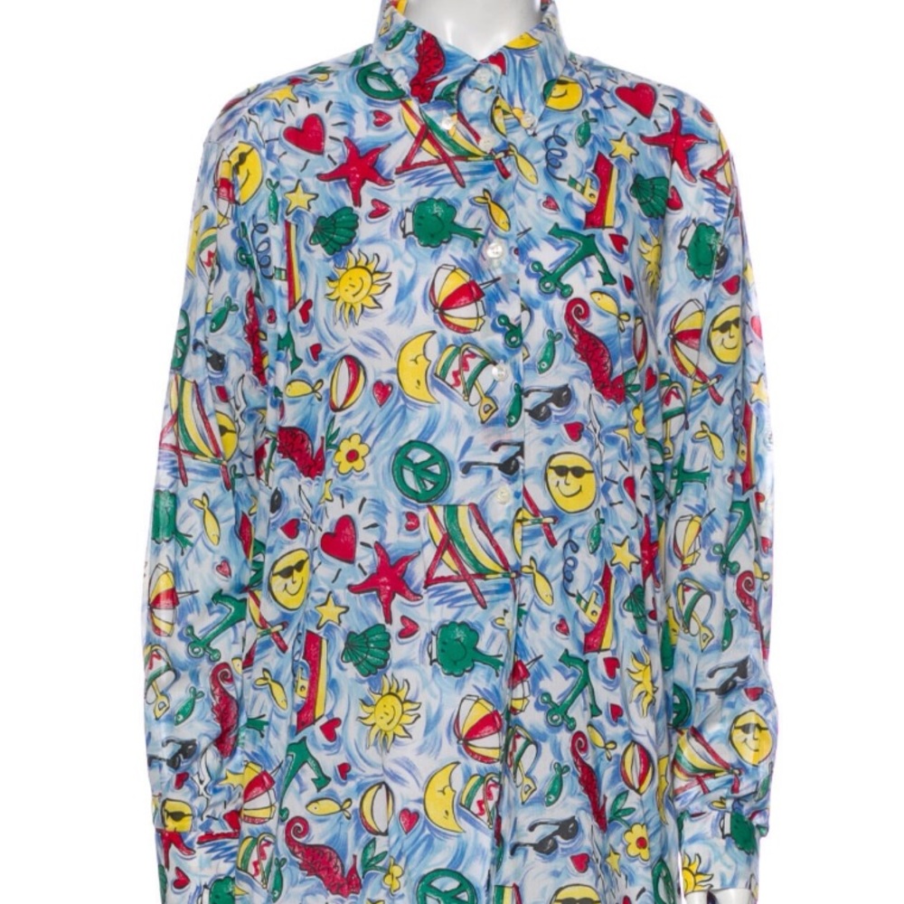 Moschino Women’s Floral Print Tunic Size 10